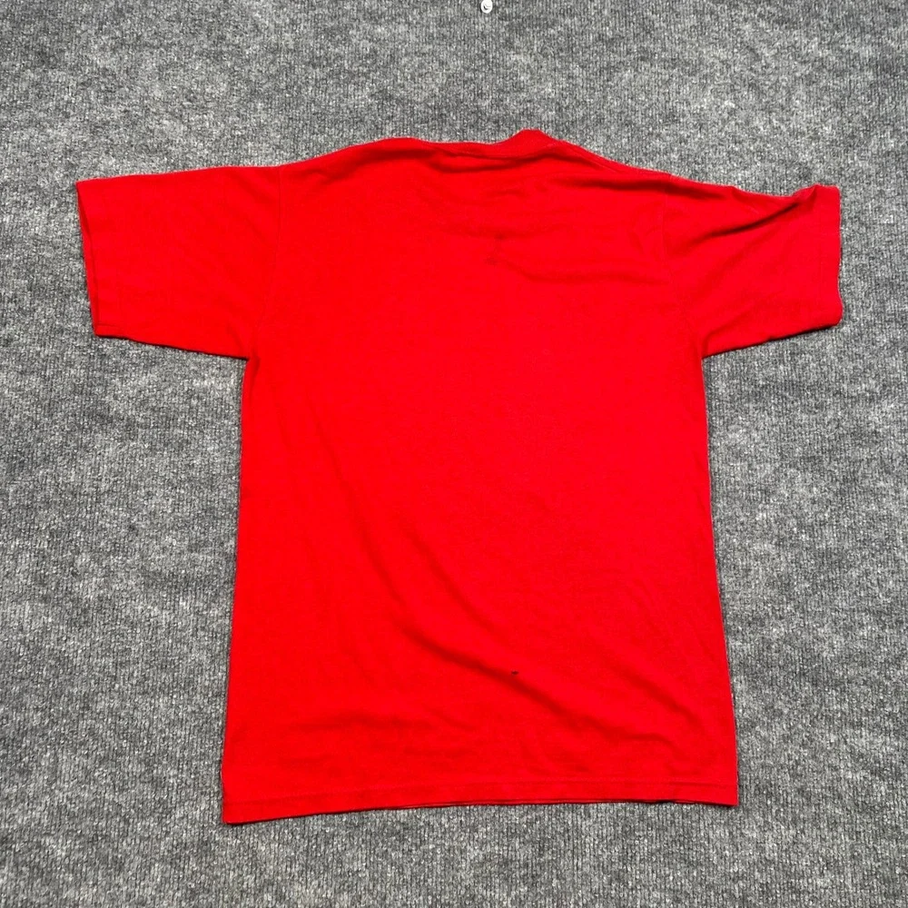 Vintage 1987 Jerzees Cruisin Red Classic Car Graphic T-Shirt Kids Small USA Made